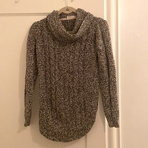 Gray knit sweater